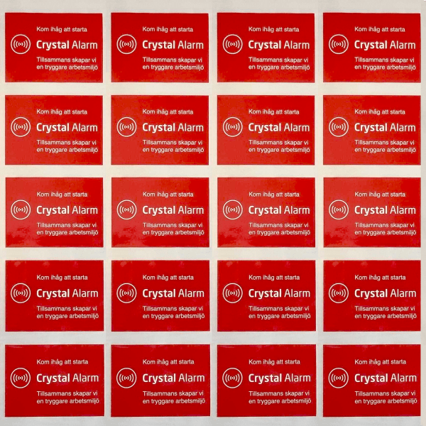 Dekal - Starta Crystal Alarm - (12-pack) - Bilde 2